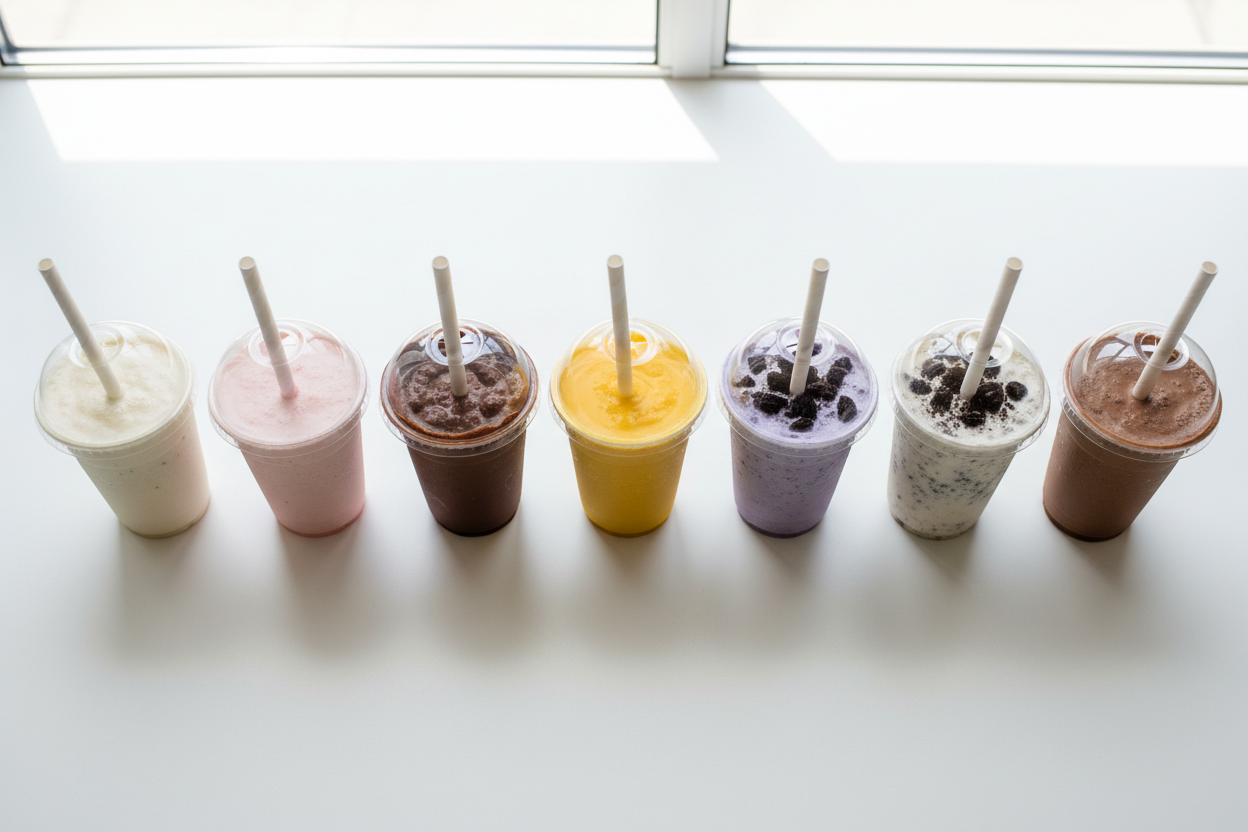 All Milkshake Flavours - Less Oreo